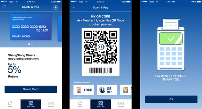 IMT Cashless Mobile Payment App allows users to scan and pay for their purchases using their phone